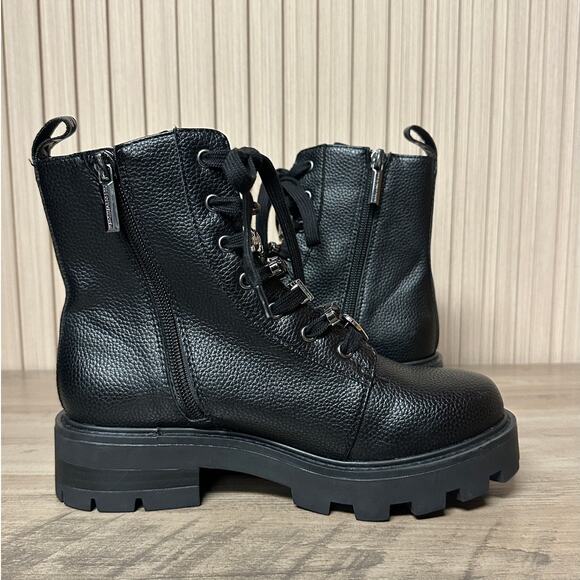 Karl Lagerfeld Paris Mela Combat Boots Women’s Size 5M - Picture 9 of 11